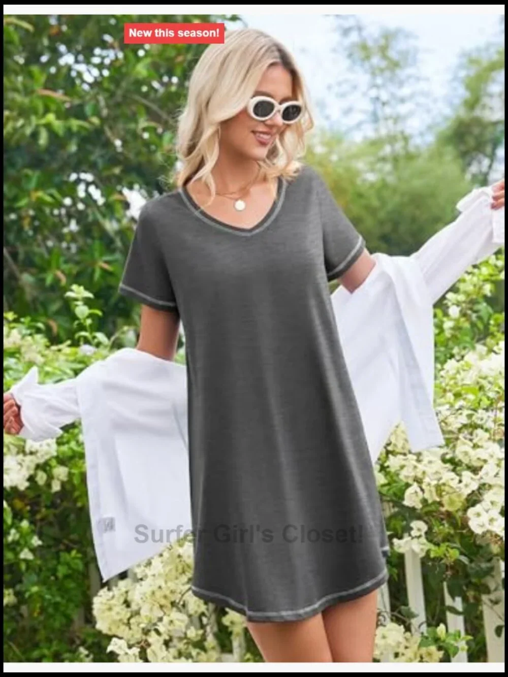 N/A cotton nightgown